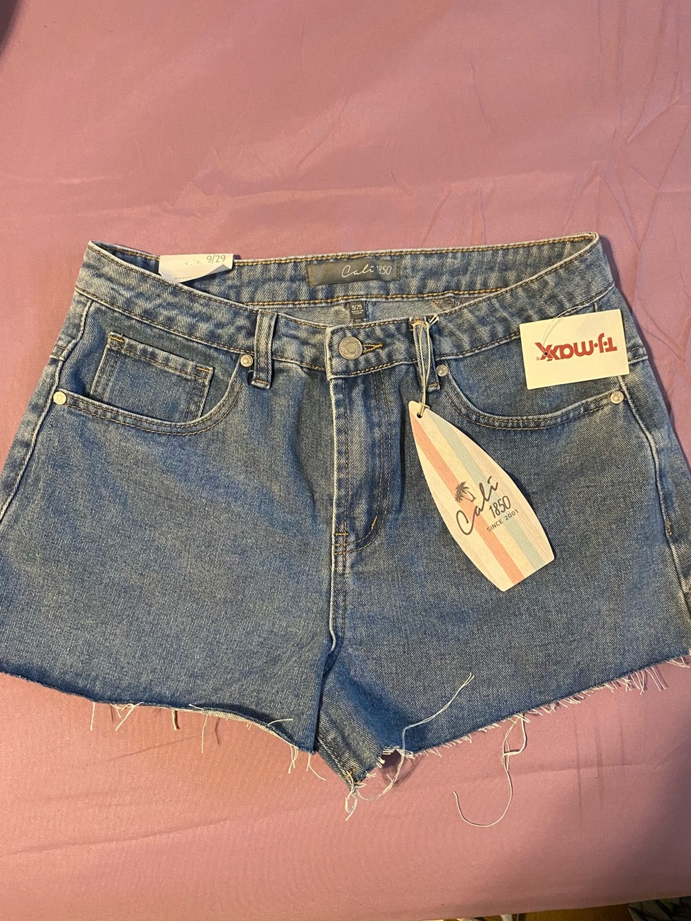 Star Denim Shorts - Blue - Picture 2 of 2